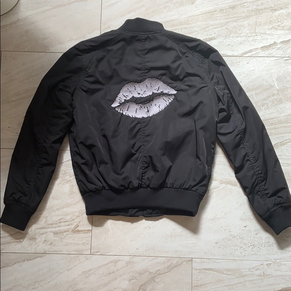💋Cute Black Bomber Jacket💋